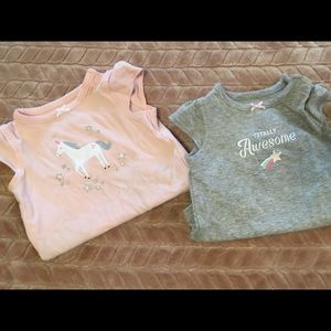 Baby Girl 3 Month Short Sleeve onesies
